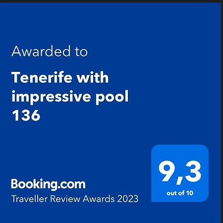 Tenerife With Impressive Pool 136 코스타델실렌시오 외부 사진